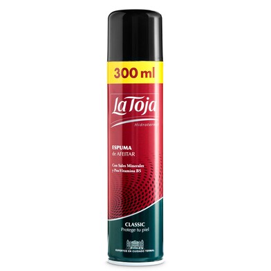 Espuma de afeitar clásica La toja spray 300 ml-0