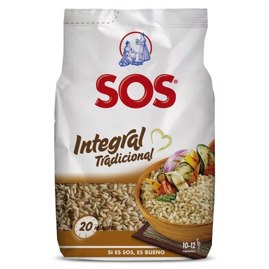 Arroz integral SOS bolsa 1 Kg-0 Arroz integral SOS bolsa 1 Kg-0