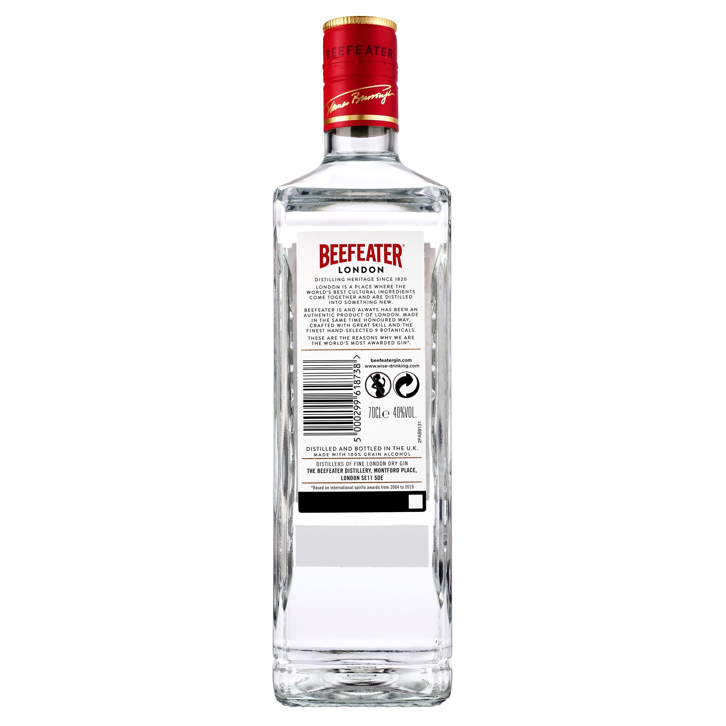 Ginebra Beefeater 70 cl