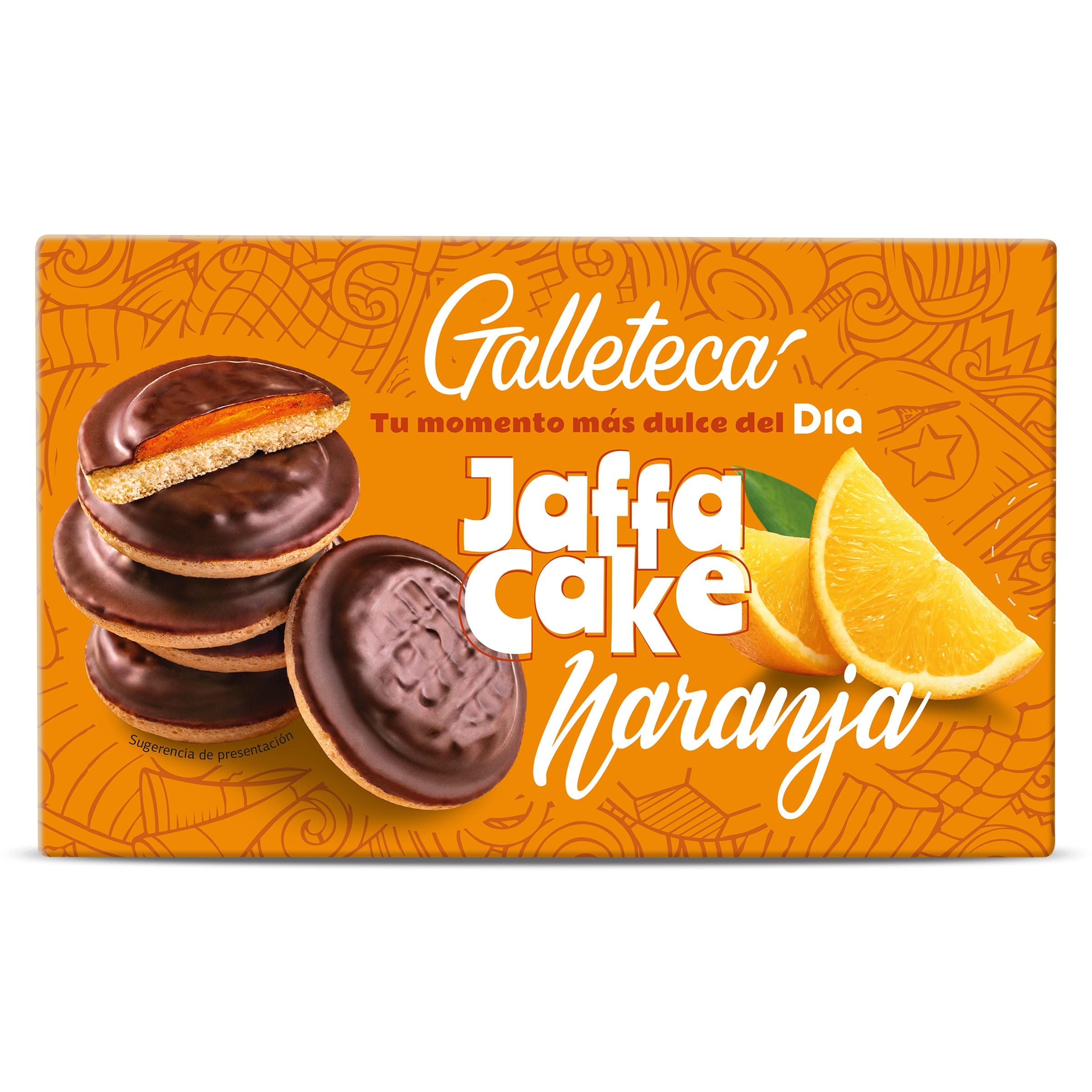 Galletas con chocolate rellenas de naranja Galleteca de Dia 300 g