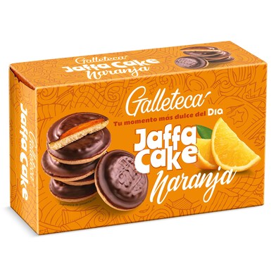 Galletas con chocolate rellenas de naranja Galleteca de Dia caja 300 g-0