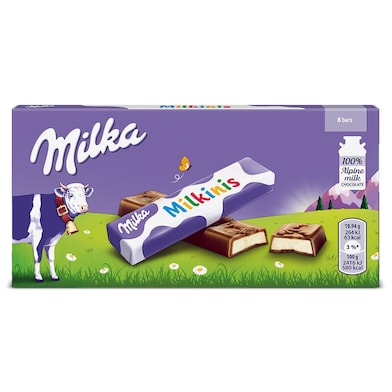 Chocolate con leche milkinis Milka bolsa 87.5 g-0