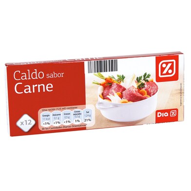 Caldo sabor carne Dia estuche 12 unidades-0 Caldo sabor carne Dia estuche 12 unidades-0