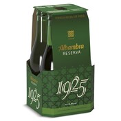 Cerveza reserva 1925 Alhambra botella 4 x 33 cl