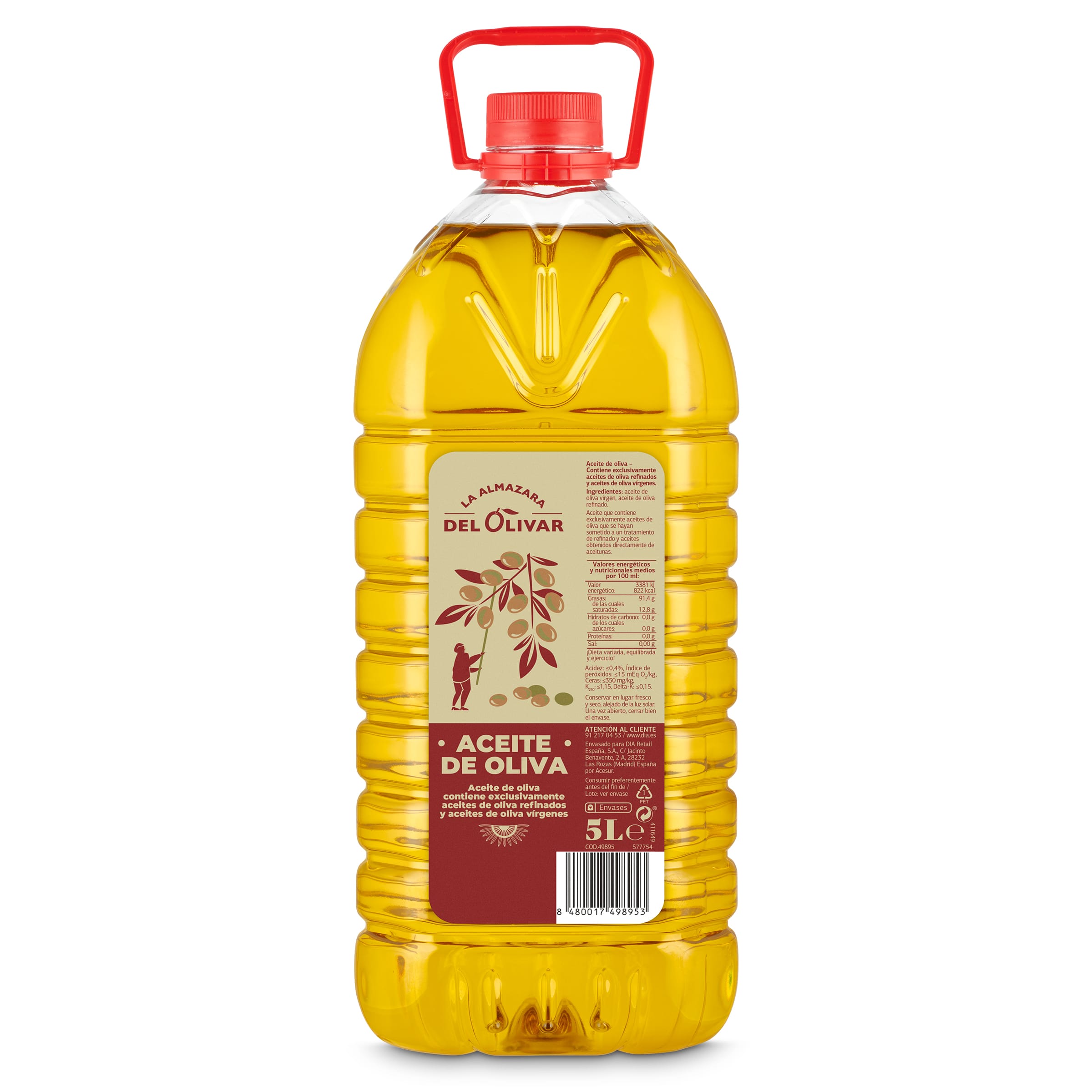 ACEITE DE OLIVA SUAVE, 5L LA ESPAÑOLA - Supermercados Plaza