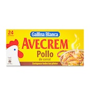 Pastillas de caldo de pollo Gallina Blanca Avecrem caja 24 unidades