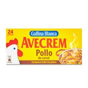 Pastillas de caldo de pollo Gallina Blanca Avecrem caja 24 unidades