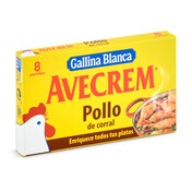 Pastillas de caldo de pollo Gallina Blanca Avecrem caja 8 unidades