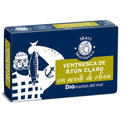 Ventresca de atún claro en aceite de oliva Mari Marinera de Dia lata 78 g-0