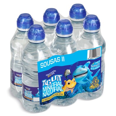 Agua mineral natural Dia pack 6 x 33 cl-0