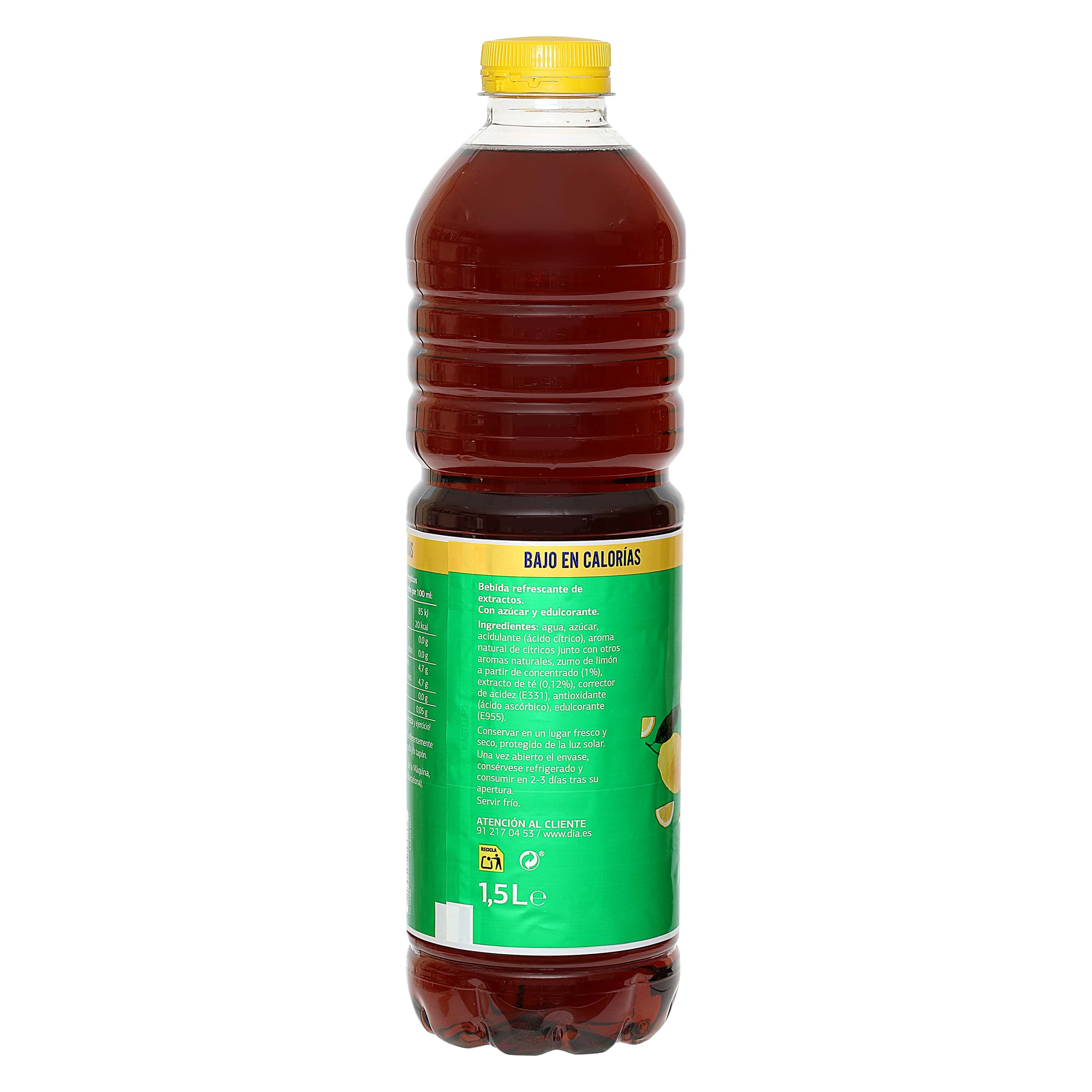 Refresco de té al limón Dia Upss 1.5 L