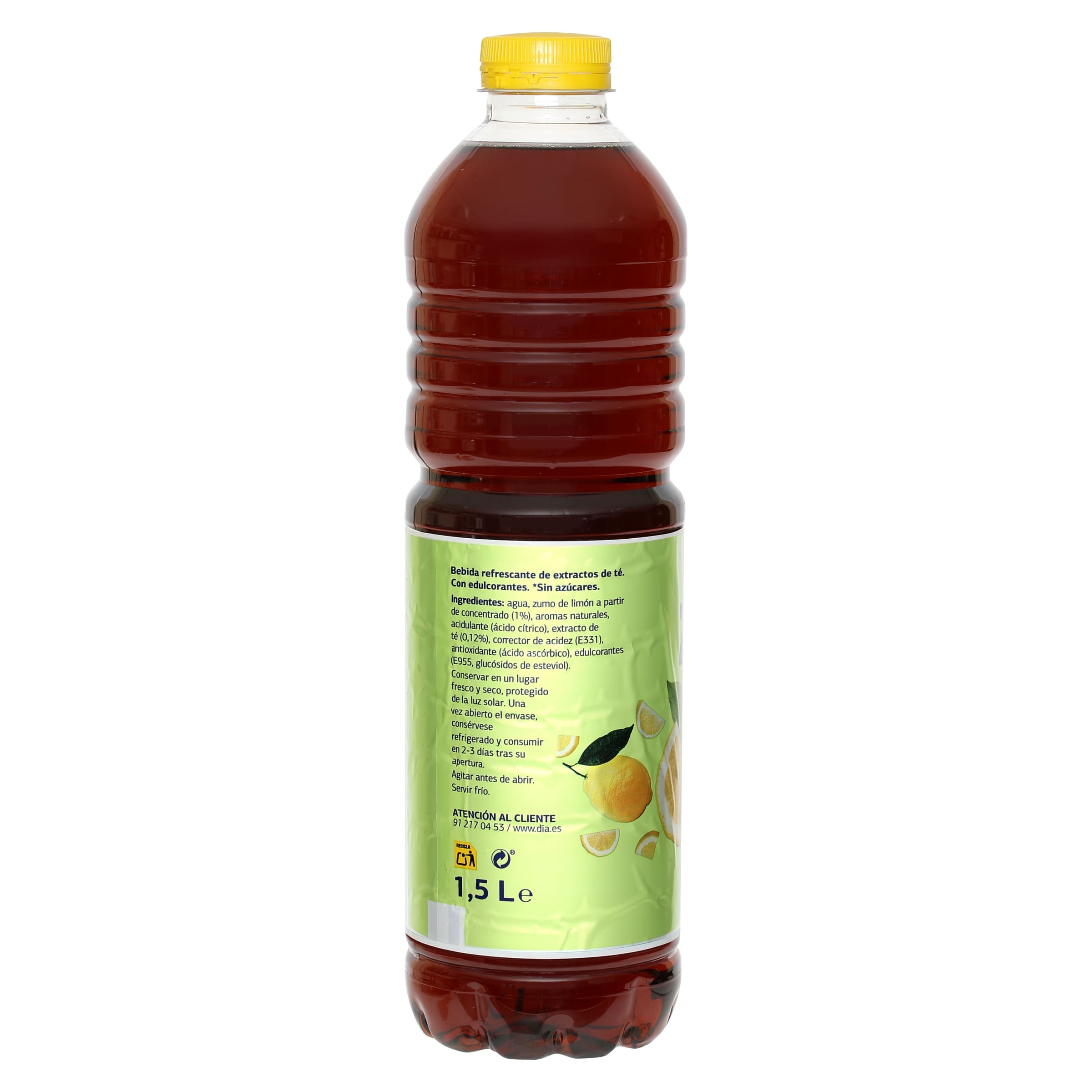 Refresco de té al limón zero Dia Upss 1.5 L