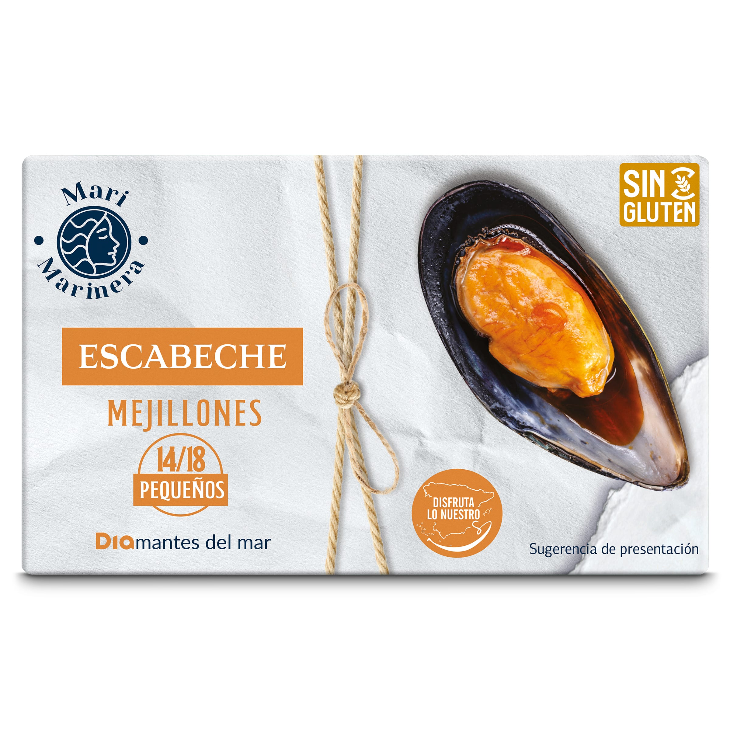 Mejillones en escabeche 14/18 piezas Dia Mari Marinera 69 g
