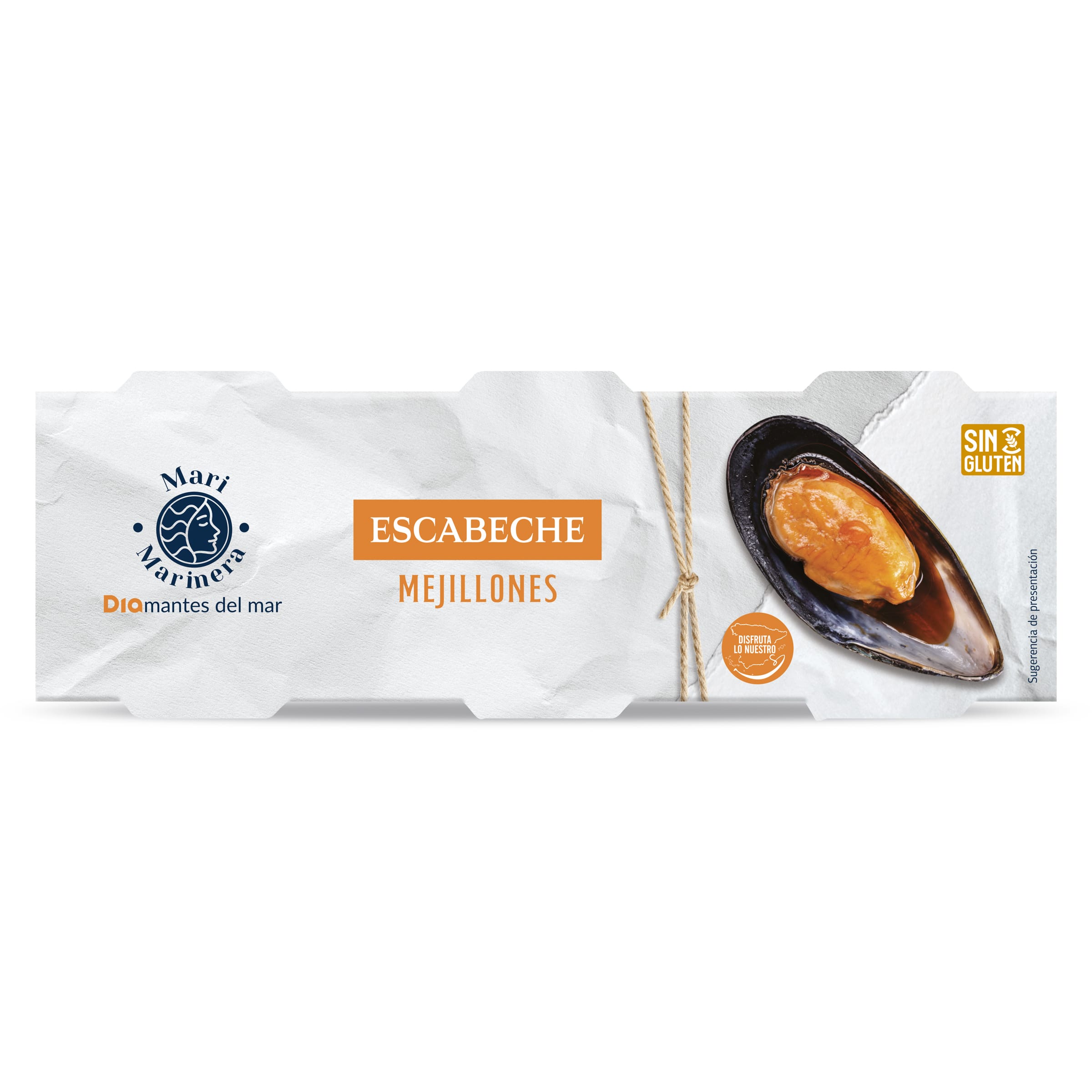 Mejillones en escabeche Dia Mari Marinera 3 x 43 g