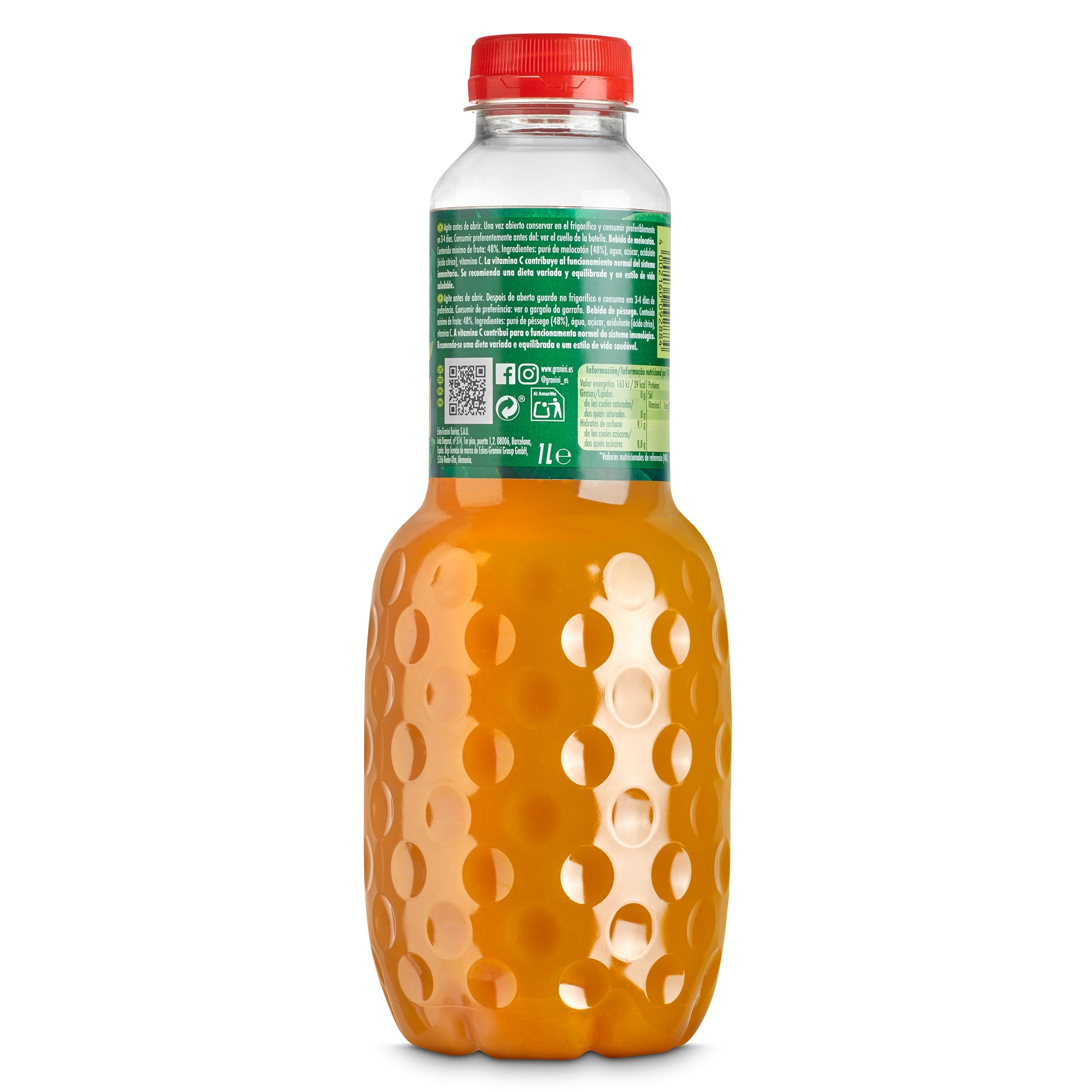 Bebida de zumo de melocotón Granini 1 L