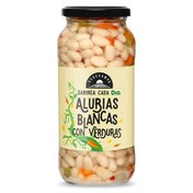 Alubias blancas con verduras Vegecampo de Dia frasco 400 g