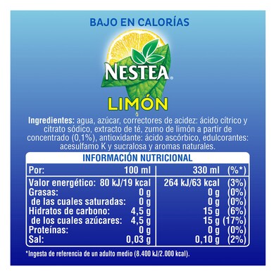 Refresco de té al limón Nestea lata 33 cl-1 Refresco de té al limón Nestea lata 33 cl-1