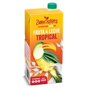 Bebida de zumo de frutas con leche tropical Zumosfera de Dia brik 1 l