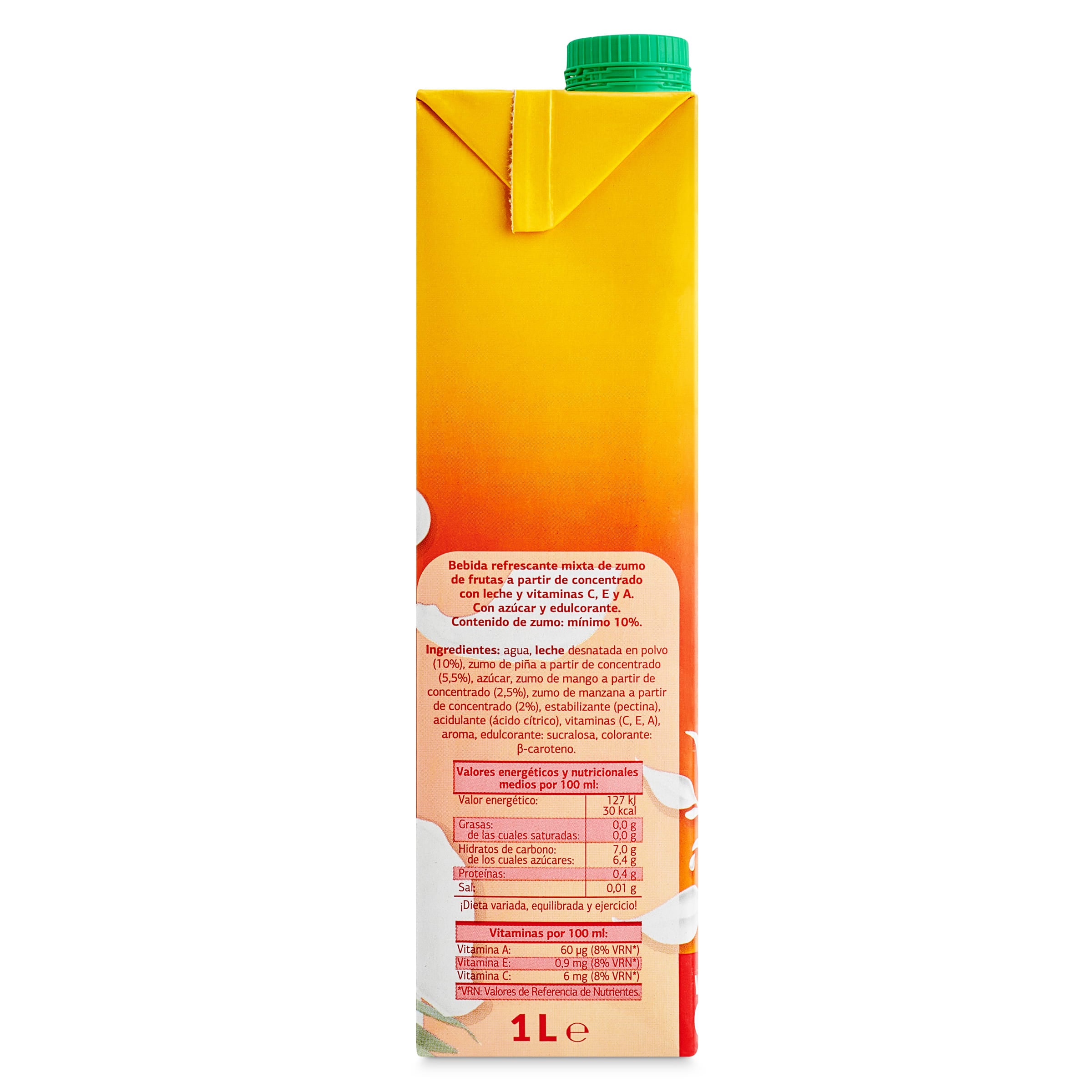 Bebida de fruta y leche tropical Dia Saborfera 1 L