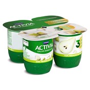 Bífidus con pera Activia pack 4 x 120 g