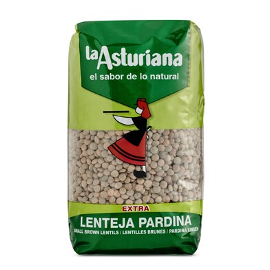 Lenteja pardina Legumbres La Asturiana bolsa 500 g-0