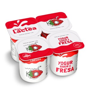 yogur sabor fresa pack 4 x 125 g