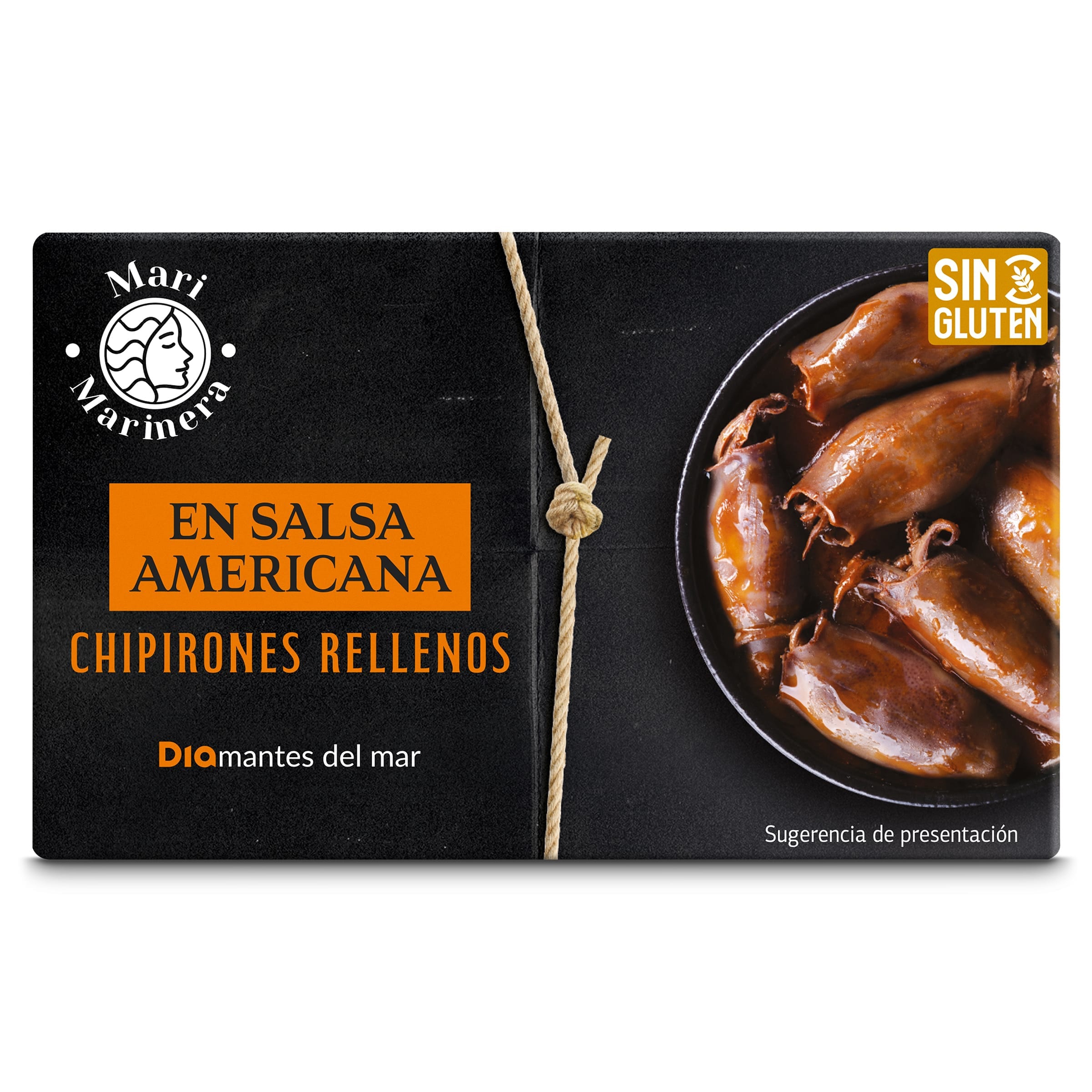Chipirones rellenos en salsa americana Dia Mari Marinera 72 g