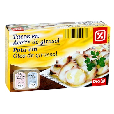 Tacos en aceite de girasol Dia lata 72 g-0