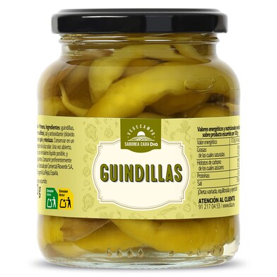 Guindillas en vinagre Vegecampo de Dia frasco 120 g-0