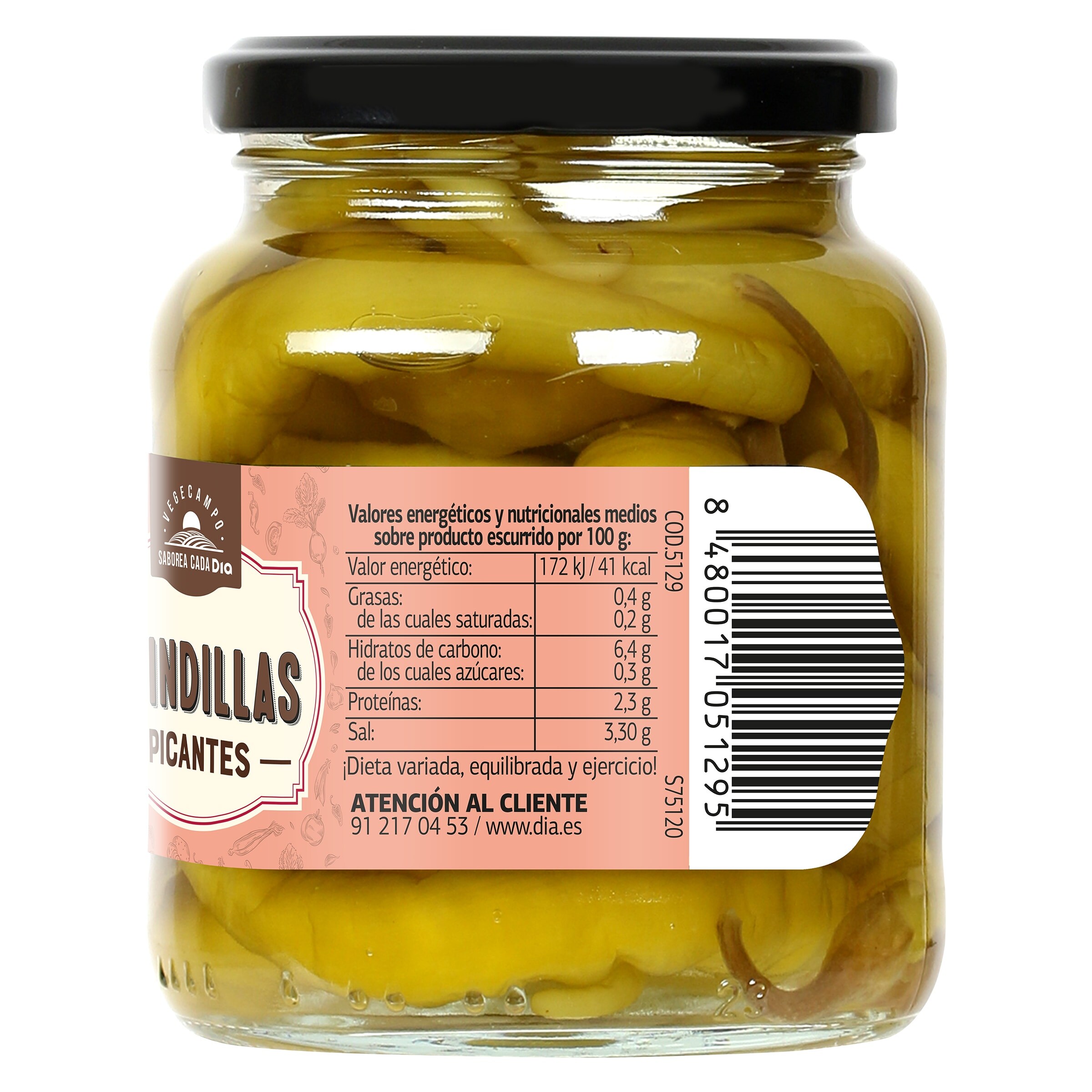 Guindillas Dia Vegecampo 120 g