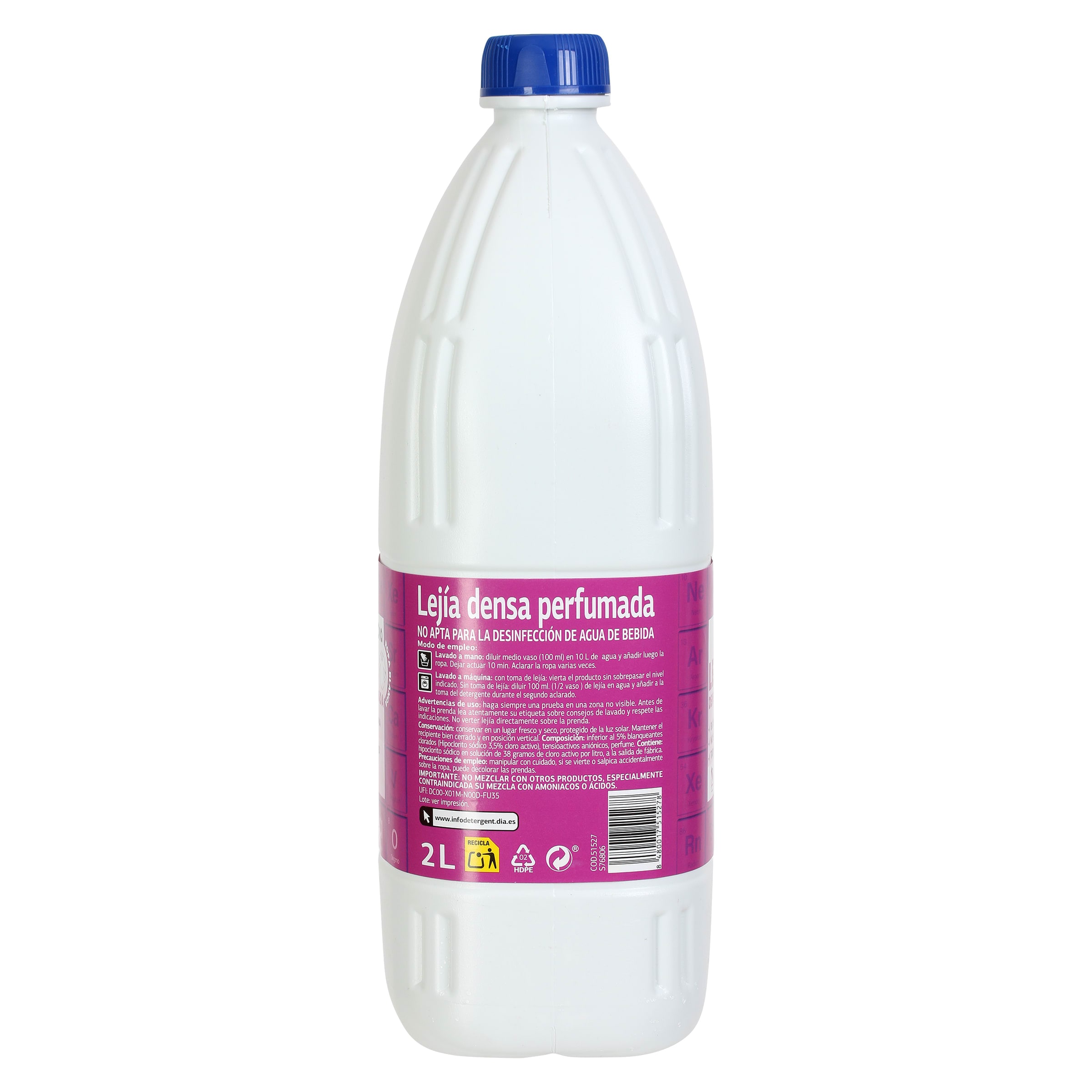 Lejía densa perfumada Dia 2 L