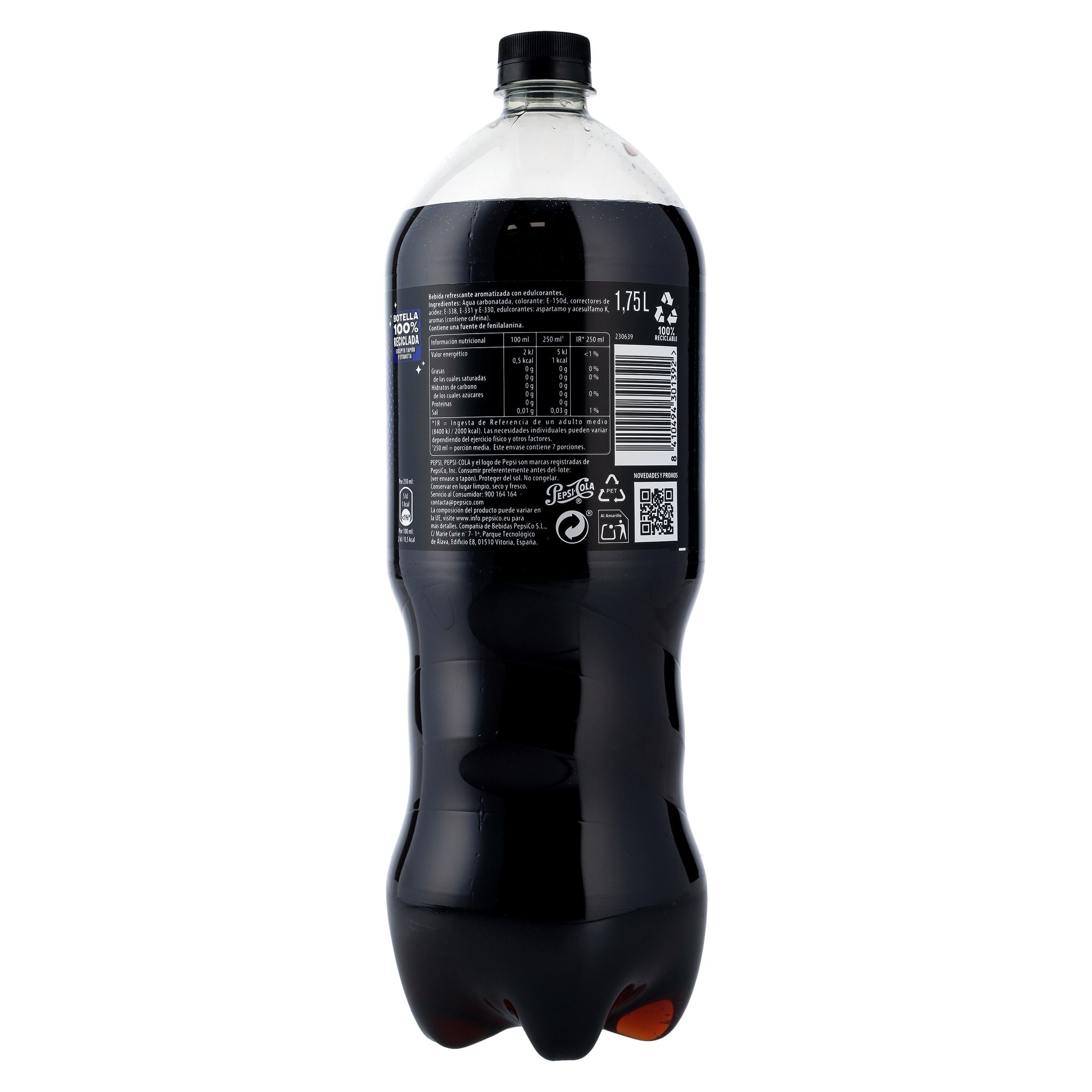 Pepsi zero azúcar 1.75 L