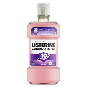 enjuague bucal cuidado total 500 ml