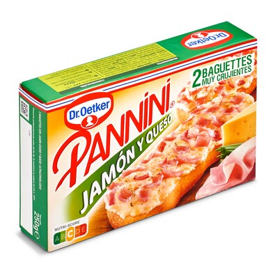 Pannini jamón y queso Dr. Oetker caja 250 g-0 Pannini jamón y queso Dr. Oetker caja 250 g-0