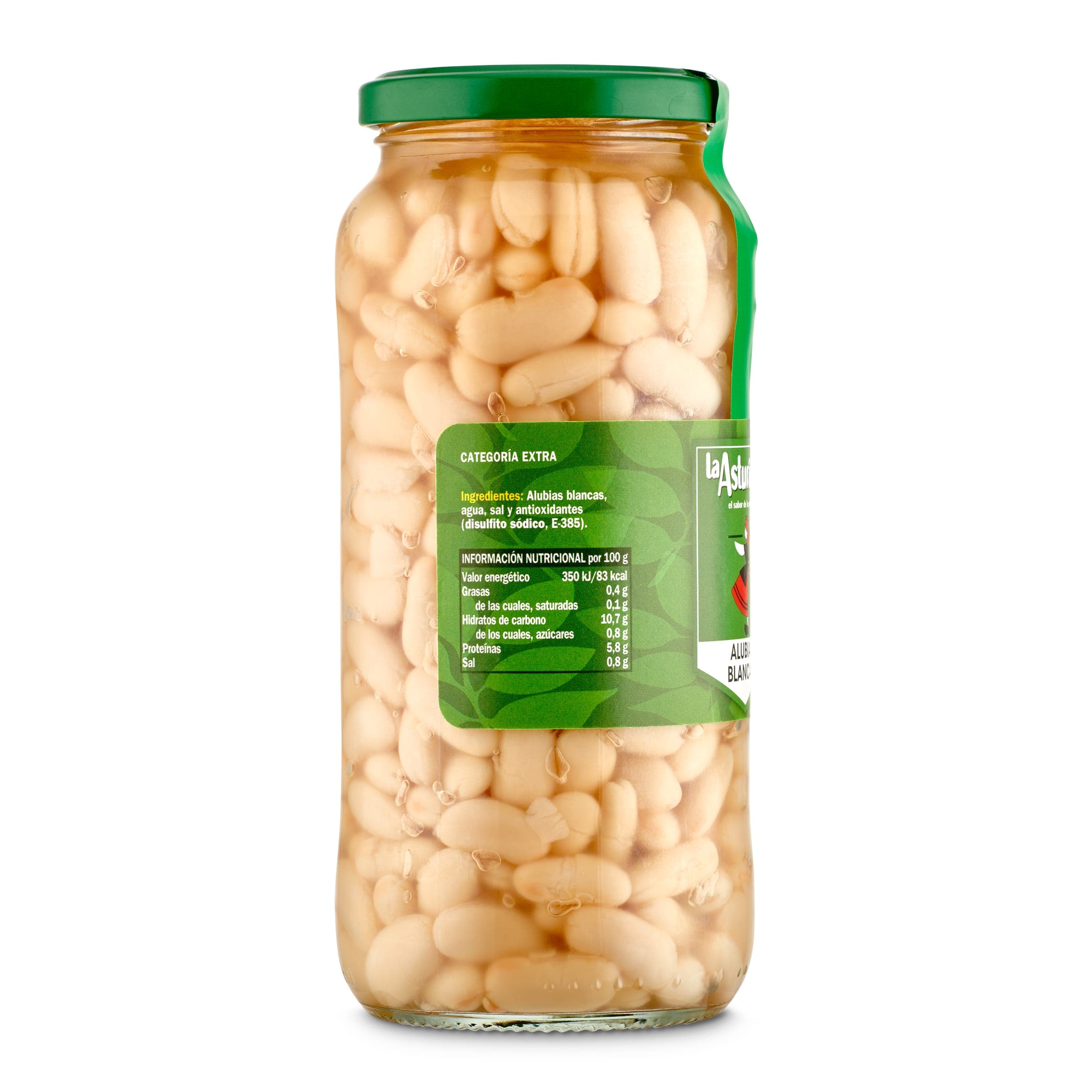 Alubias blancas cocidas La Asturiana 400 g