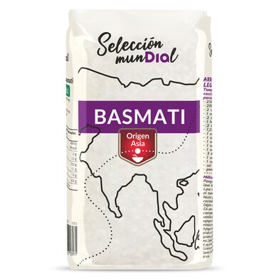 Arroz basmati Selección Mundial de Dia paquete 1 Kg-0 Arroz basmati Selección Mundial de Dia paquete 1 Kg-0