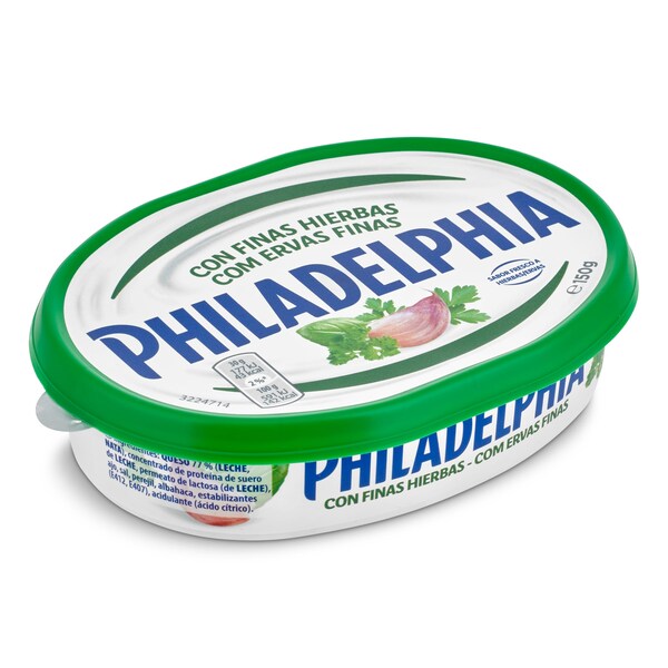 Queso para Untar Finas Hierbas Philadelphia Tarrina 150 Gr.