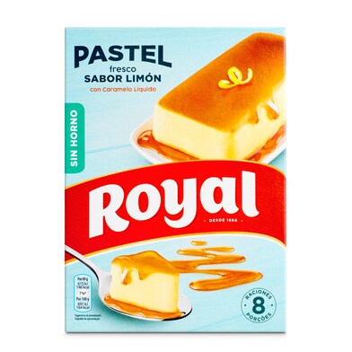 Preparado para pastel fresco sabor limón Royal caja 103 g-1 Preparado para pastel fresco sabor limón Royal caja 103 g-1