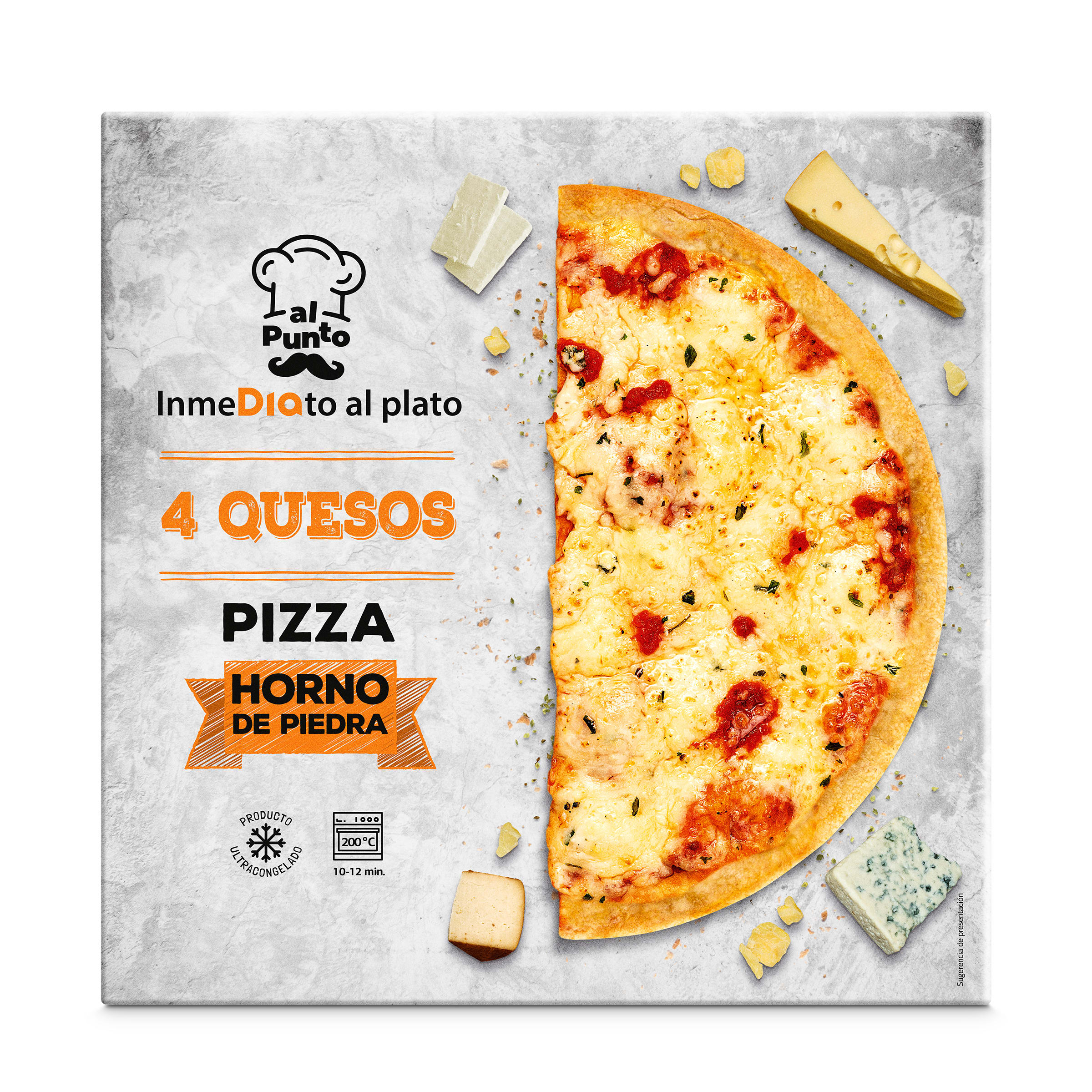 Pizza cuatro quesos Dia Al Punto 400 g
