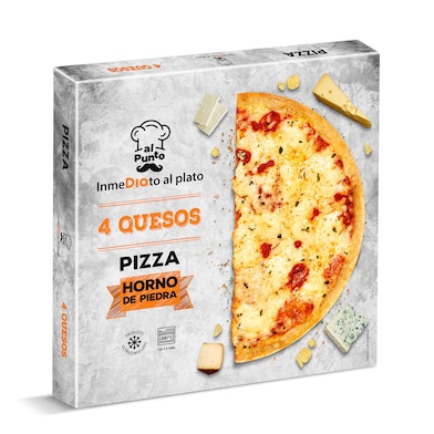 Pizza 4 quesos Al Punto Dia caja 400 g-0