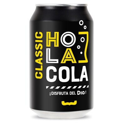 Refresco de cola Hola Cola lata 33 cl-0