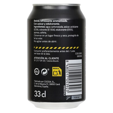Refresco de cola Hola Cola de Dia lata 33 cl-1
