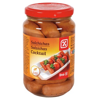Salchichas cocktail Dia frasco 180 g-0 Salchichas cocktail Dia frasco 180 g-0