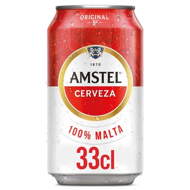 Cerveza Amstel lata 33 cl-0