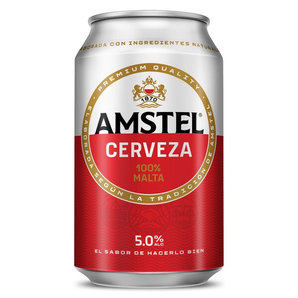 Cerveza Amstel Lata 33 Cl.