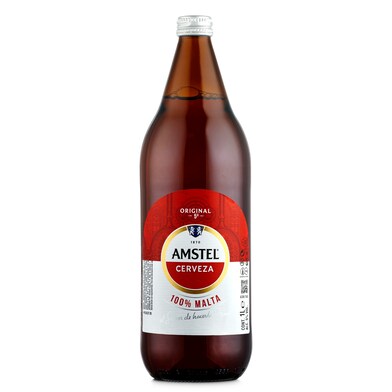 Cerveza Amstel botella 1 l-0