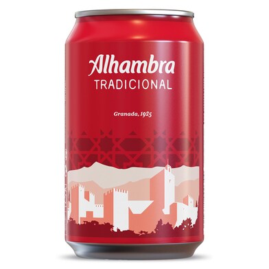 Cerveza tradicional Alhambra lata 33 cl-0