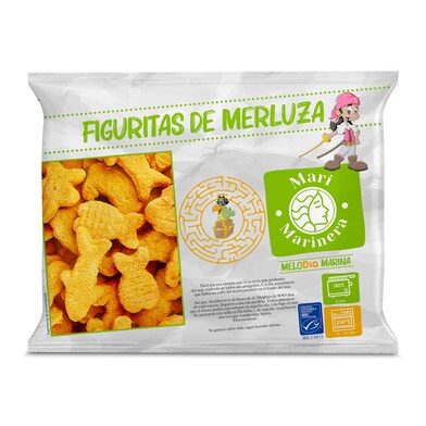 Figuritas de merluza MSC Mari Marinera de Dia bolsa 400 g-0