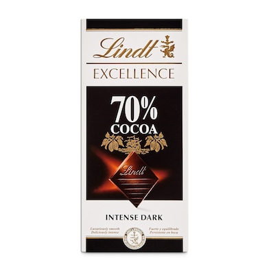Chocolate negro 70% cacao Lindt Excellence 100 g-0