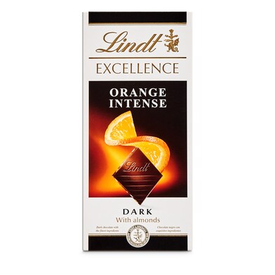 Chocolate negro con naranja Lindt Excellence 100 g-0